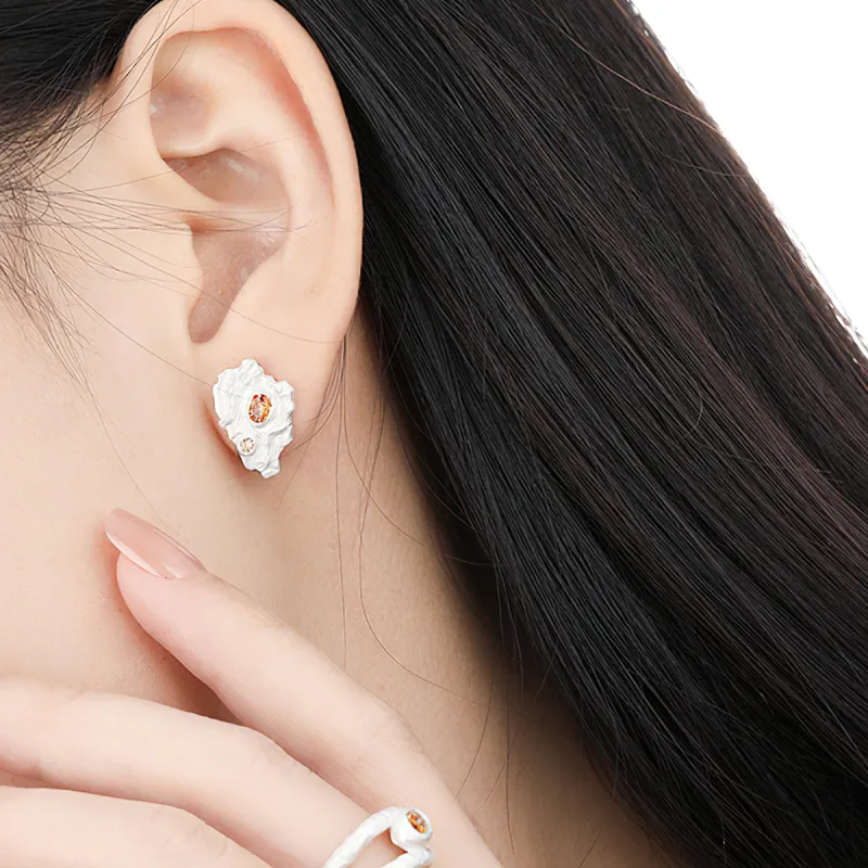 AIDIER 925 Sterling Silver Stud Earrings Women's-5