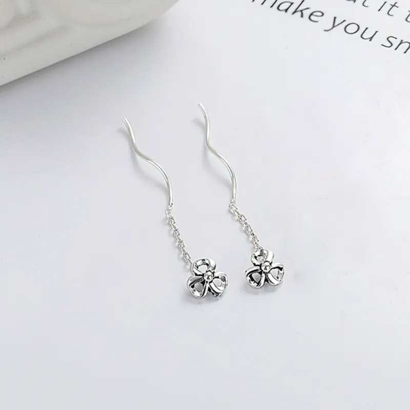 AIDIER 925 Sterling Silver Drop Earrings Women's-2