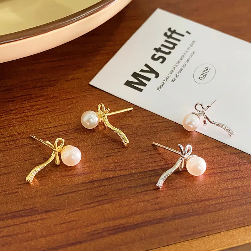 AIDIER 925 Sterling Silver Stud Earrings Women's-4