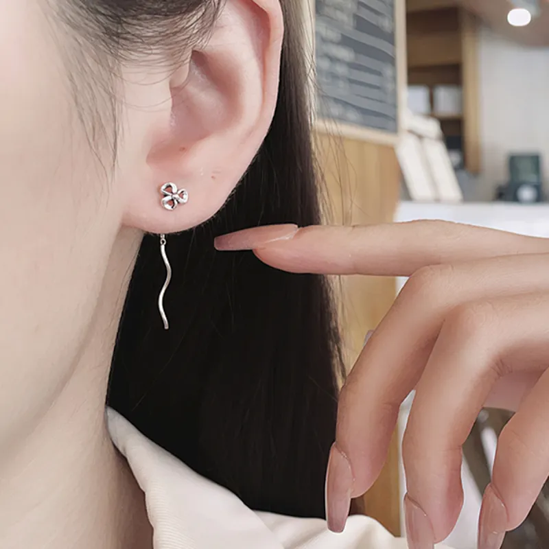 AIDIER 925 Sterling Silver Drop Earrings Women's-4