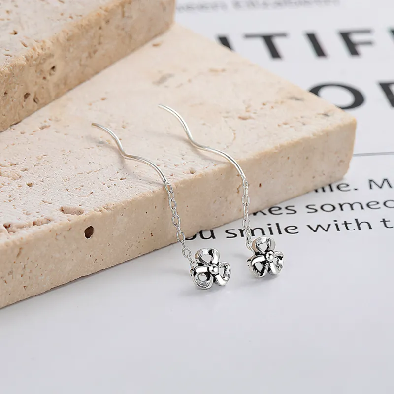 AIDIER 925 Sterling Silver Drop Earrings Women's-1