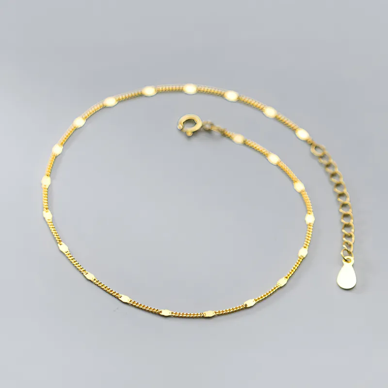 AIDIER 925 Sterling Silver Anklets Women's-7