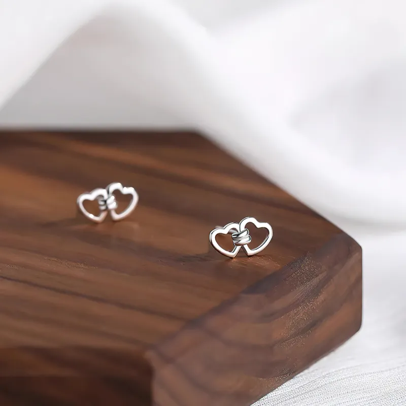 AIDIER 999 Fine Silver Stud Earrings Women's-2