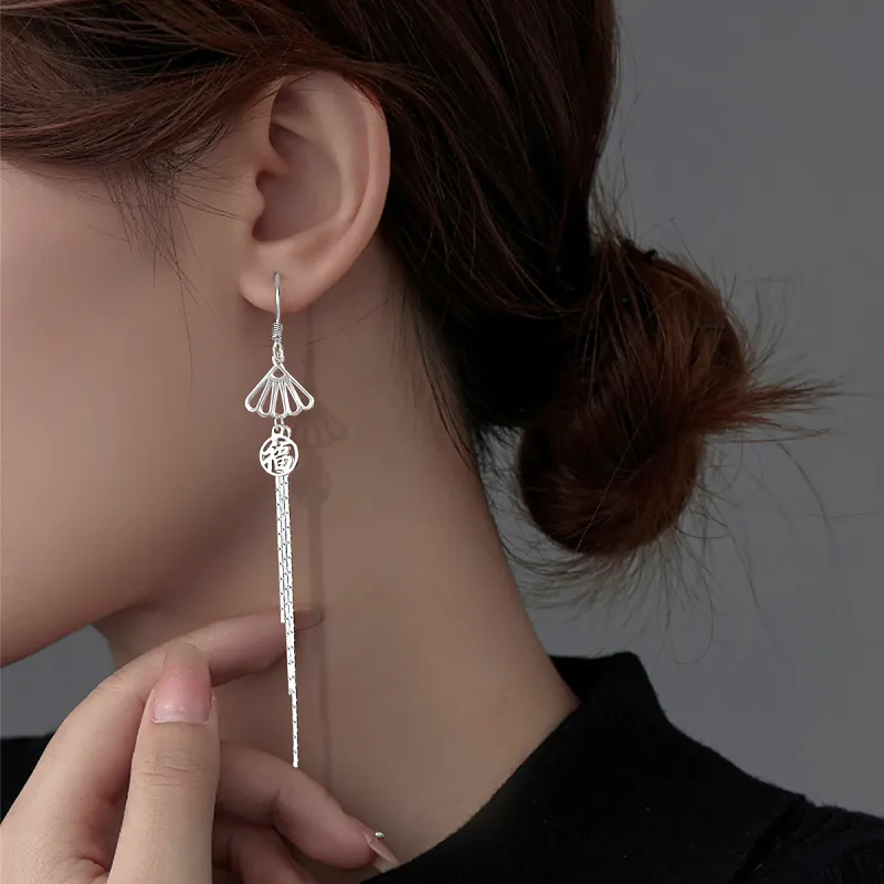 AIDIER 925 Sterling Silver Drop Earrings Women's-4
