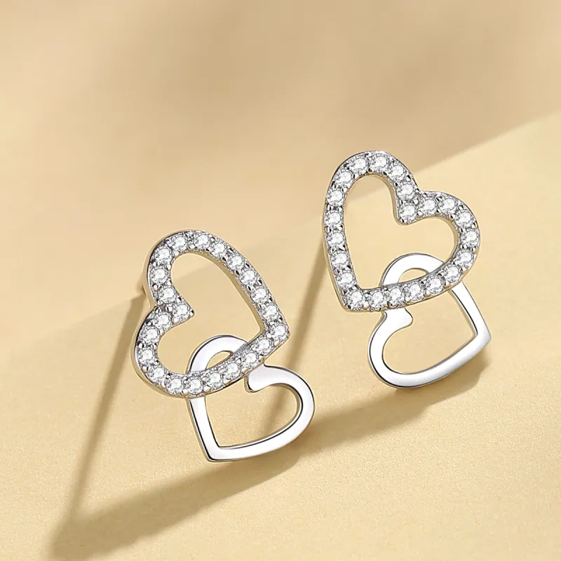 AIDIER 925 Sterling Silver Stud Earrings Women's-3