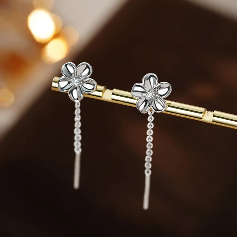 AIDIER 999 Fine Silver Drop Earrings Women's-2