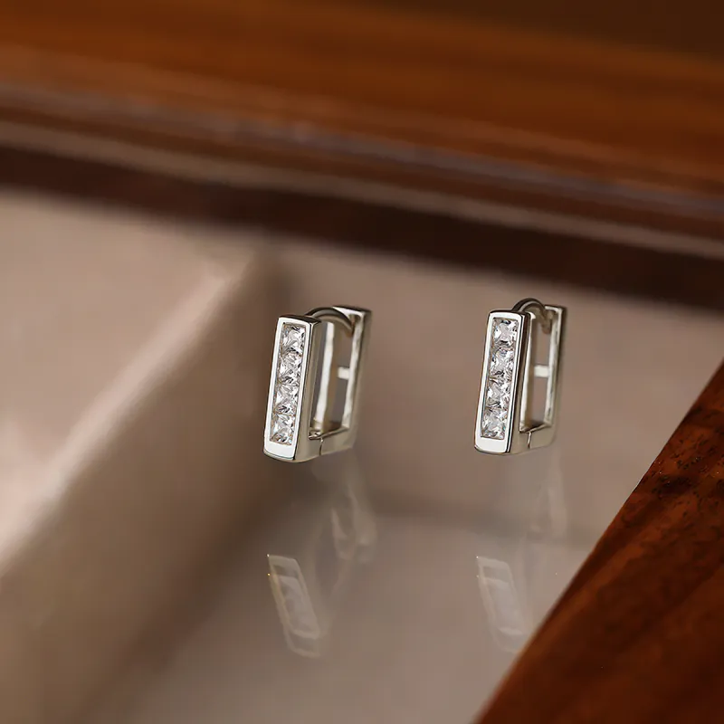 AIDIER 925 Sterling Silver Stud Earrings Women's-3