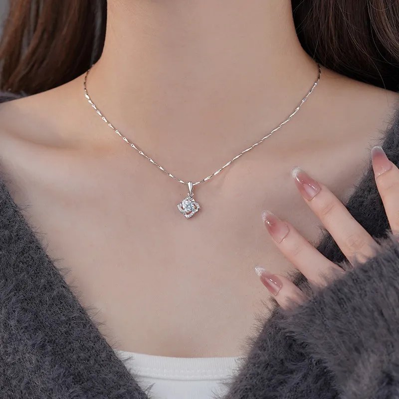 AIDIER 999 Fine Silver Necklaces Women's-4
