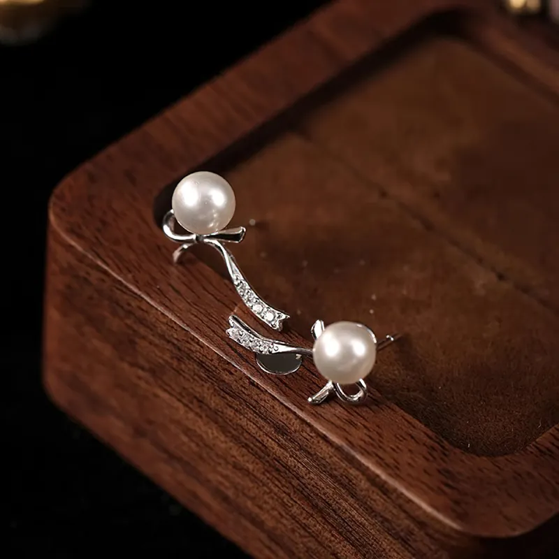 AIDIER 925 Sterling Silver Stud Earrings Women's-8