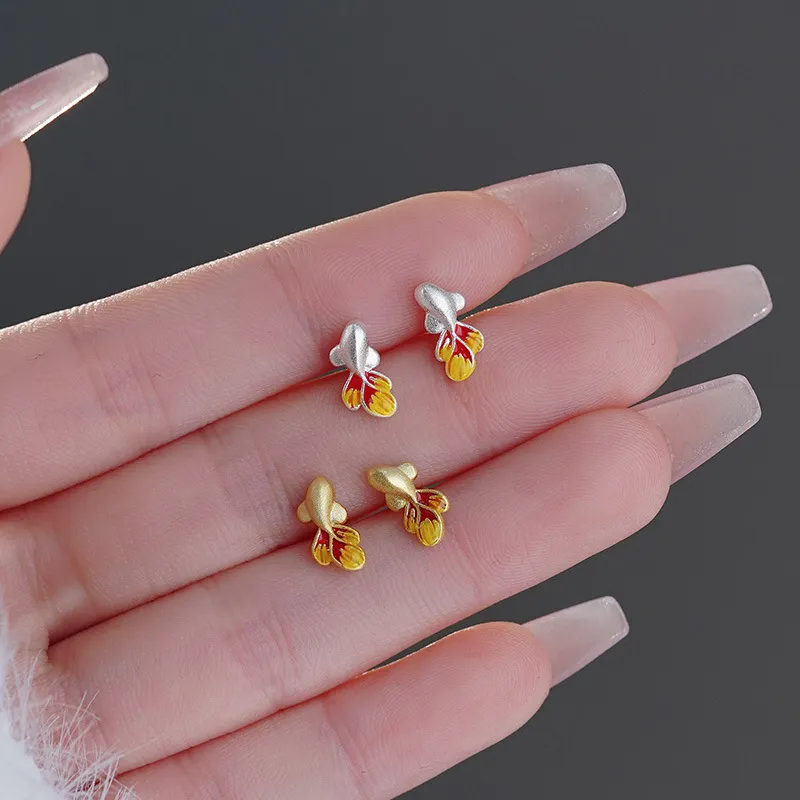 AIDIER 999 Fine Silver Stud Earrings Women's-4