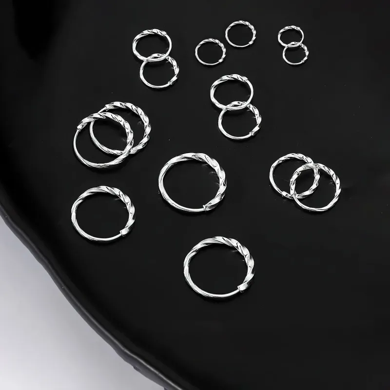 AIDIER 999 Fine Silver Earrings Women's-1