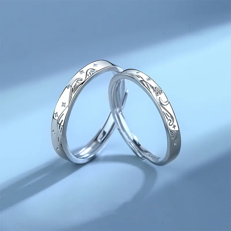 AIDIER 999 Fine Silver Rings Unisex-2