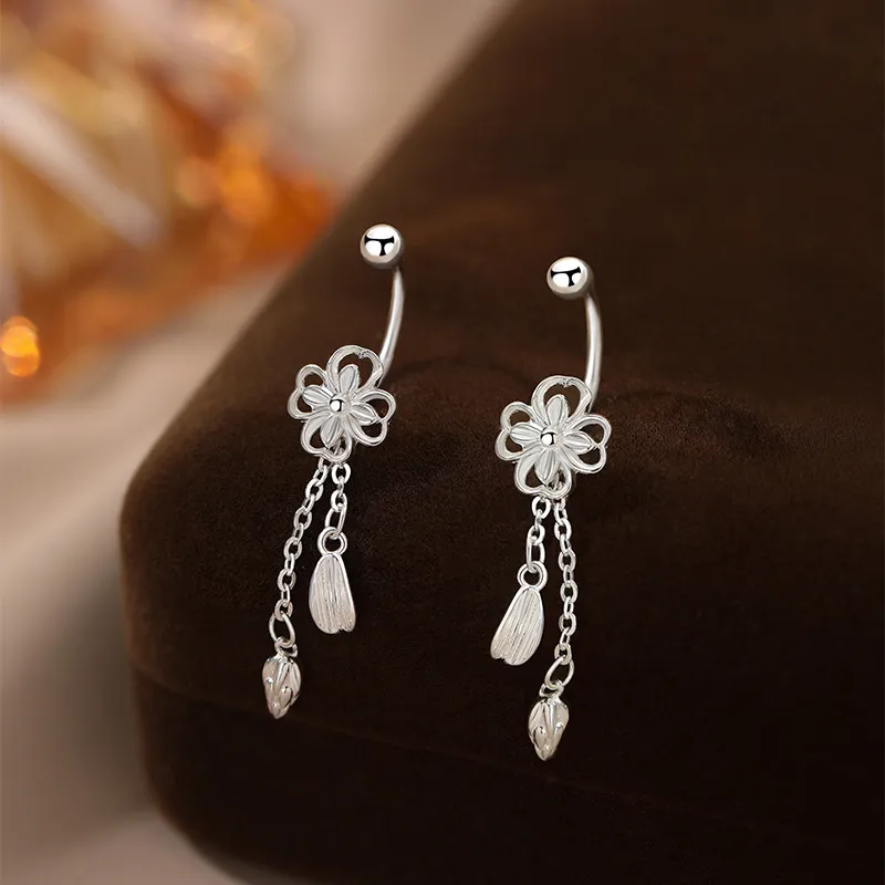 AIDIER 999 Fine Silver Earrings Women's-1