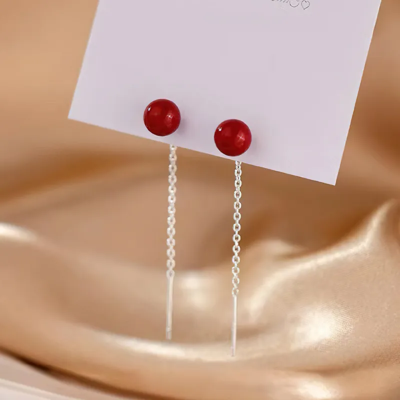 AIDIER 925 Sterling Silver Drop Earrings Women's-2