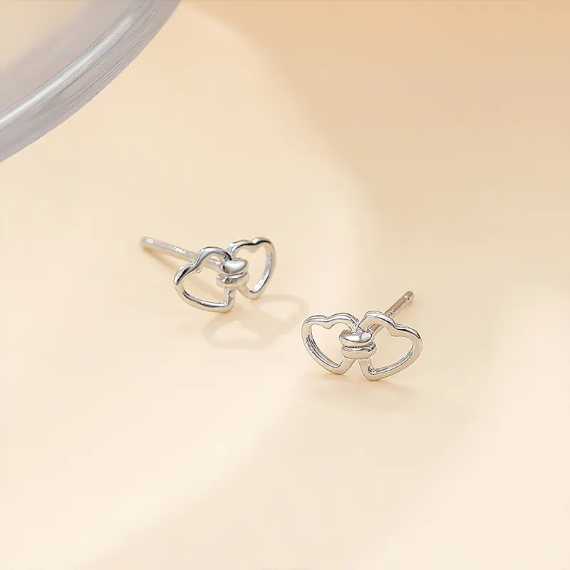 AIDIER 999 Fine Silver Stud Earrings Women's-4