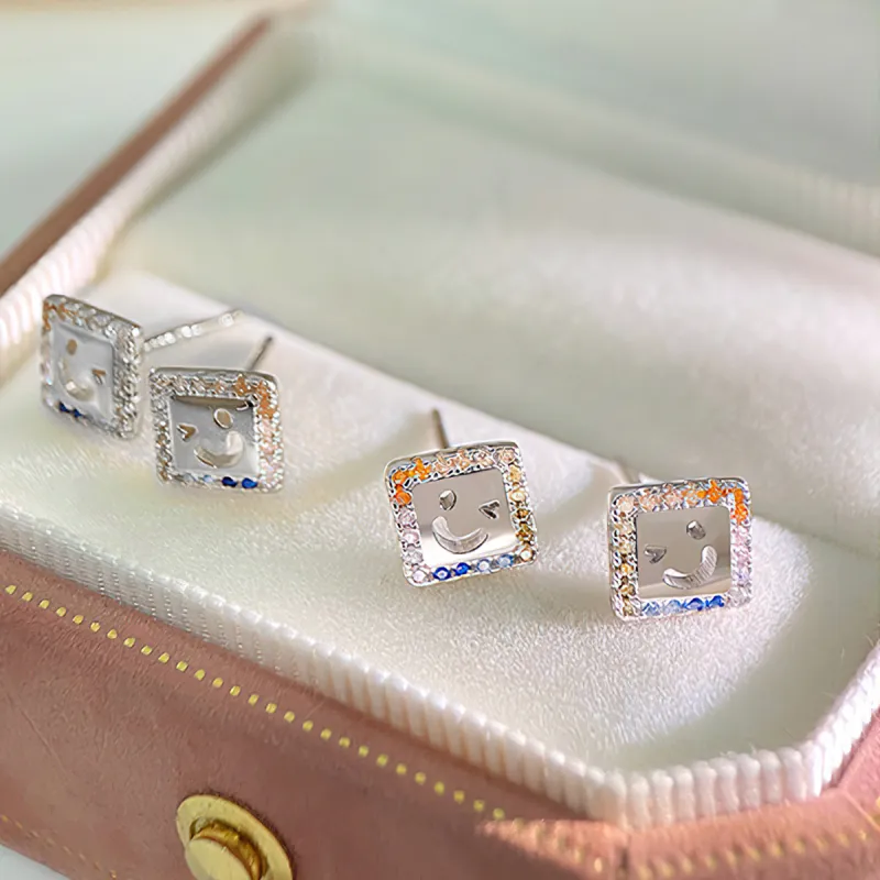 AIDIER 999 Fine Silver Stud Earrings Women's-3