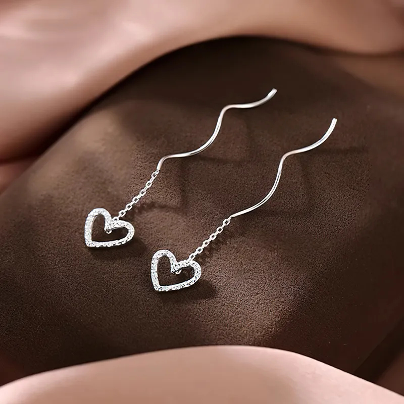 AIDIER 999 Fine Silver Drop Earrings Women's-2