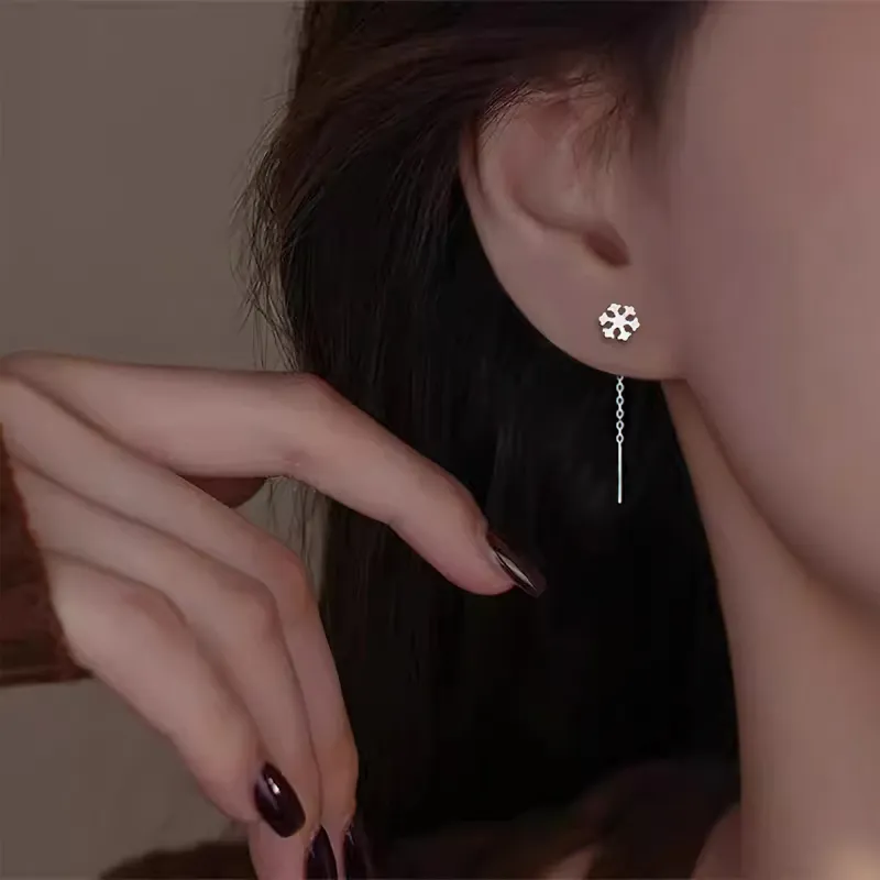 AIDIER 999 Fine Silver Drop Earrings Women's-4