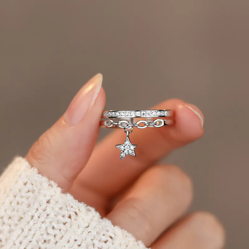 AIDIER 925 Sterling Silver Rings Women's-6