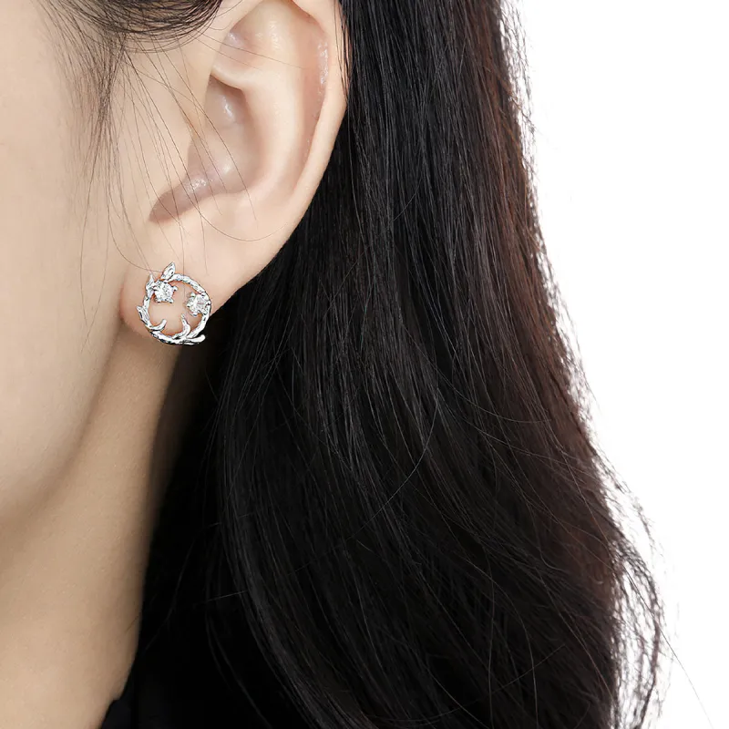AIDIER 925 Sterling Silver Earrings Women's-2