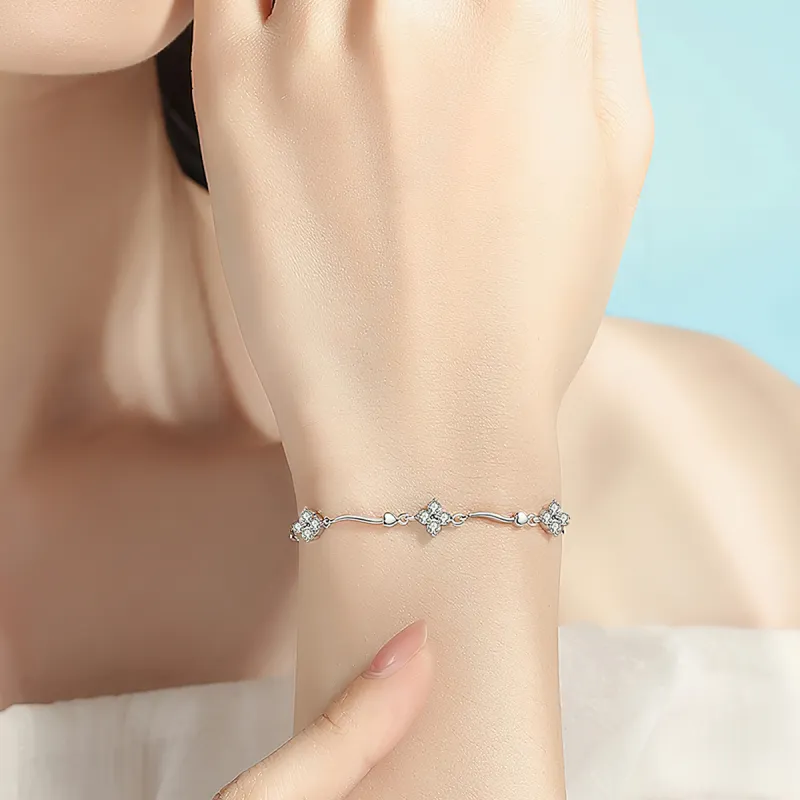 AIDIER 925 Sterling Silver Bracelets Women's-4