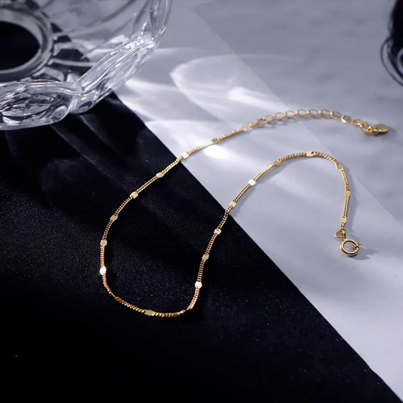 AIDIER 925 Sterling Silver Anklets Women's-8