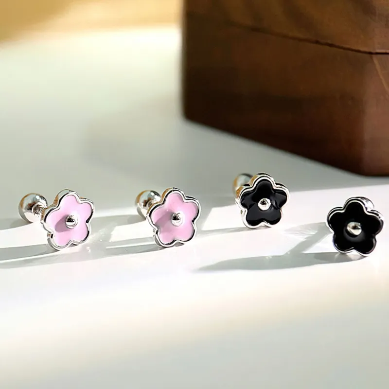 AIDIER S 999 Fine Silver Stud Earrings Women's-9