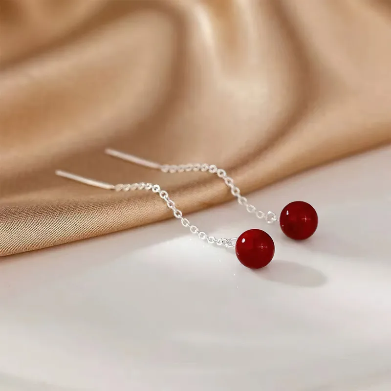 AIDIER 925 Sterling Silver Drop Earrings Women's-1