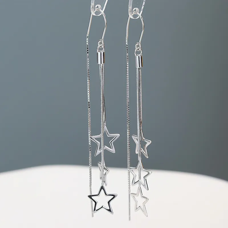 AIDIER 925 Sterling Silver Drop Earrings Women's-4