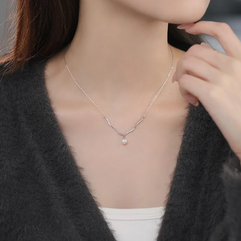 AIDIER S999 Fine Silver Necklaces Women's-3