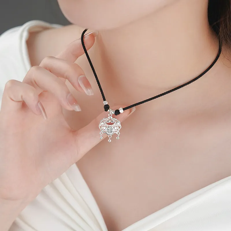 AIDIER 999 Fine Silver Necklaces Women's-3