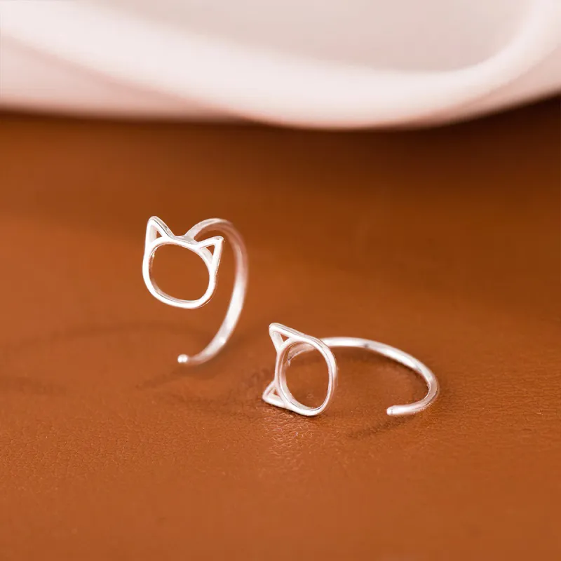AIDIER 999 Fine Silver Stud Earrings Women's-2