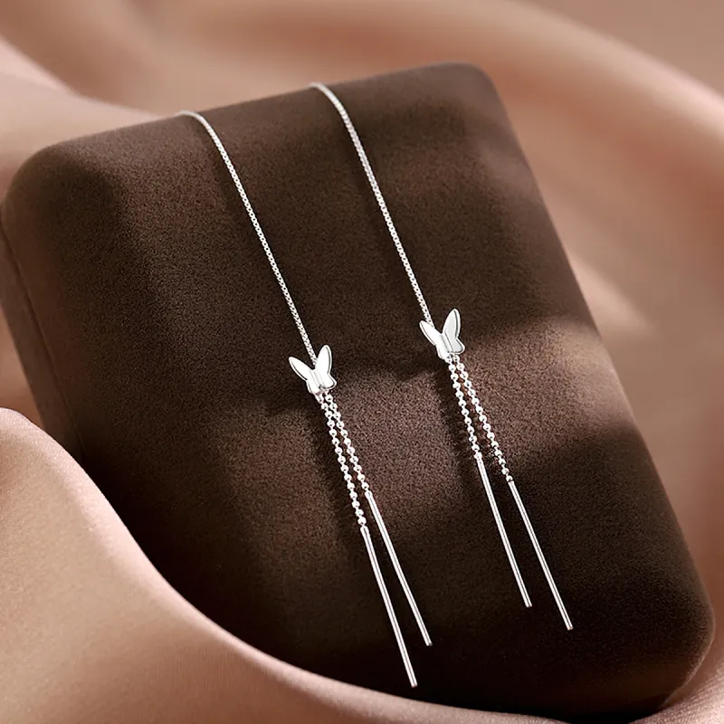 AIDIER 925 Sterling Silver Drop Earrings Women's-3