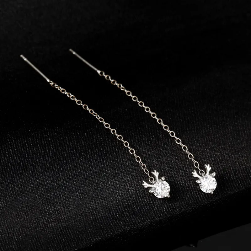 AIDIER 925 Sterling Silver Drop Earrings Women's-2