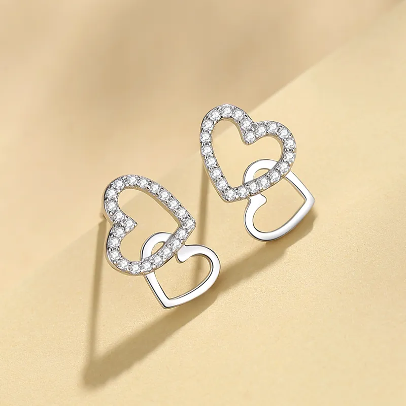 AIDIER 925 Sterling Silver Stud Earrings Women's-1