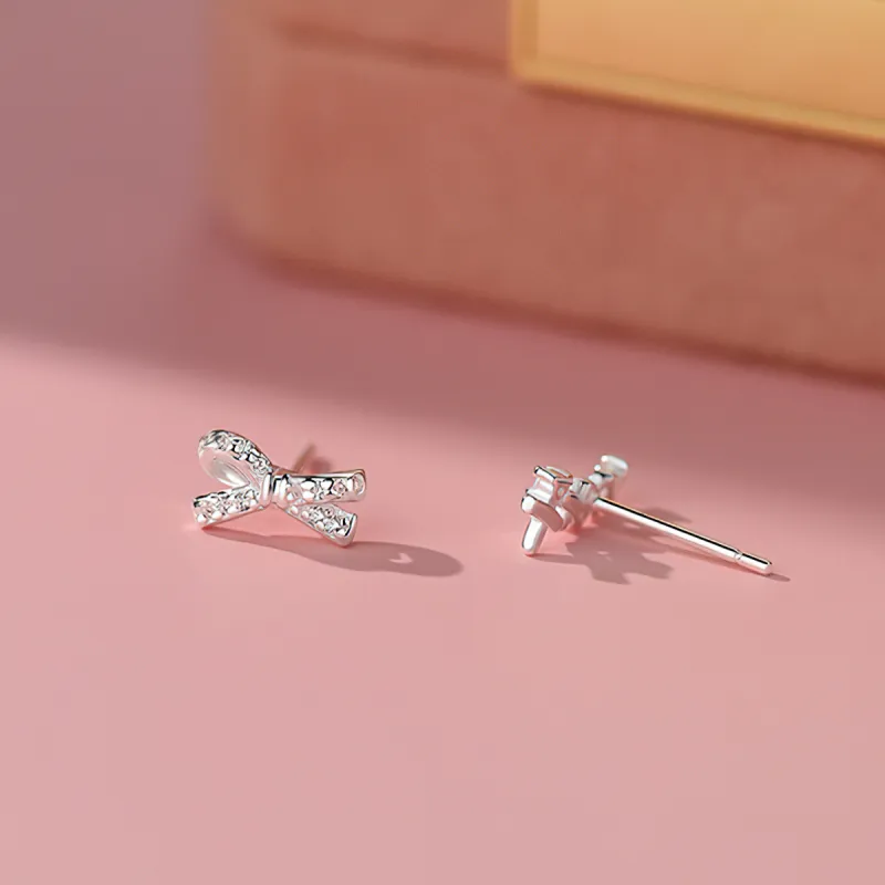 AIDIER 925 Sterling Silver Stud Earrings Women's-3