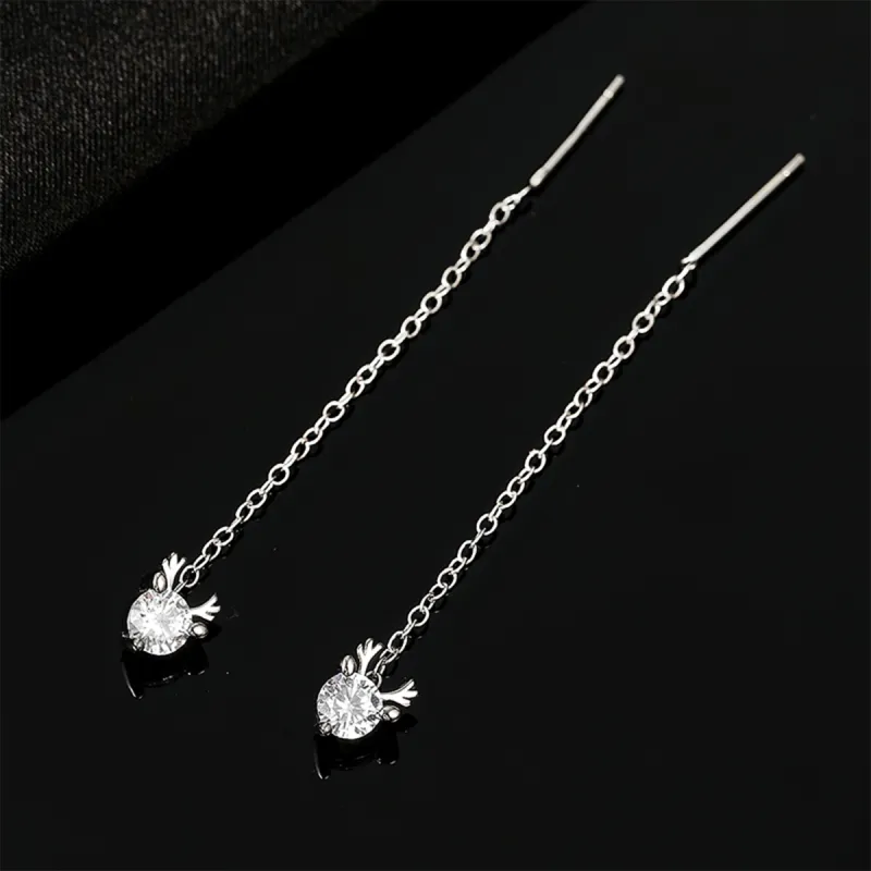 AIDIER 925 Sterling Silver Drop Earrings Women's-1