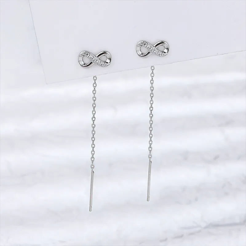 AIDIER 925 Sterling Silver Drop Earrings Women's-4