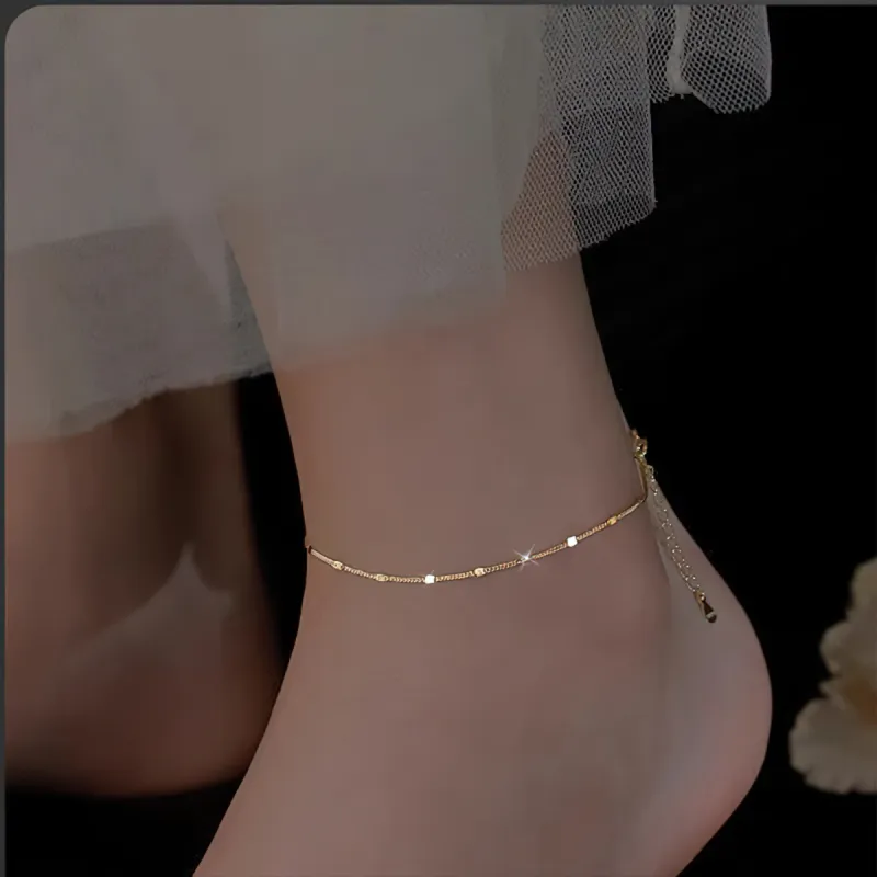 AIDIER 925 Sterling Silver Anklets Women's-9
