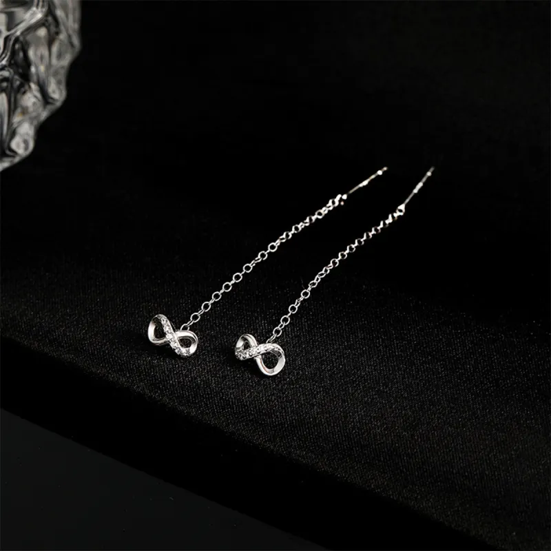 AIDIER 925 Sterling Silver Drop Earrings Women's-1