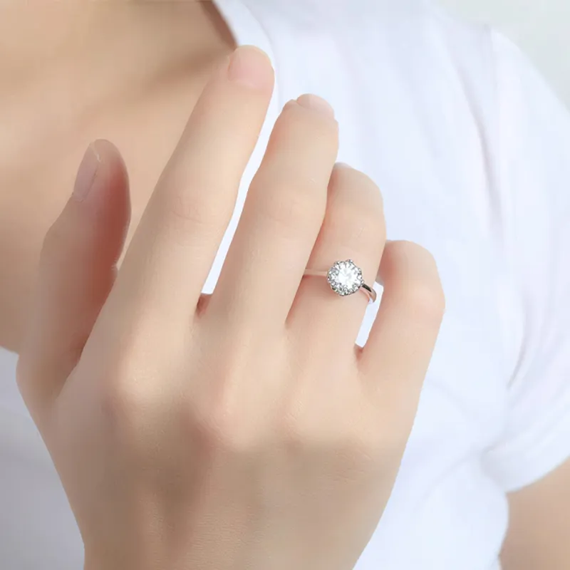 AIDIER 925 Sterling Silver Rings Women's-5