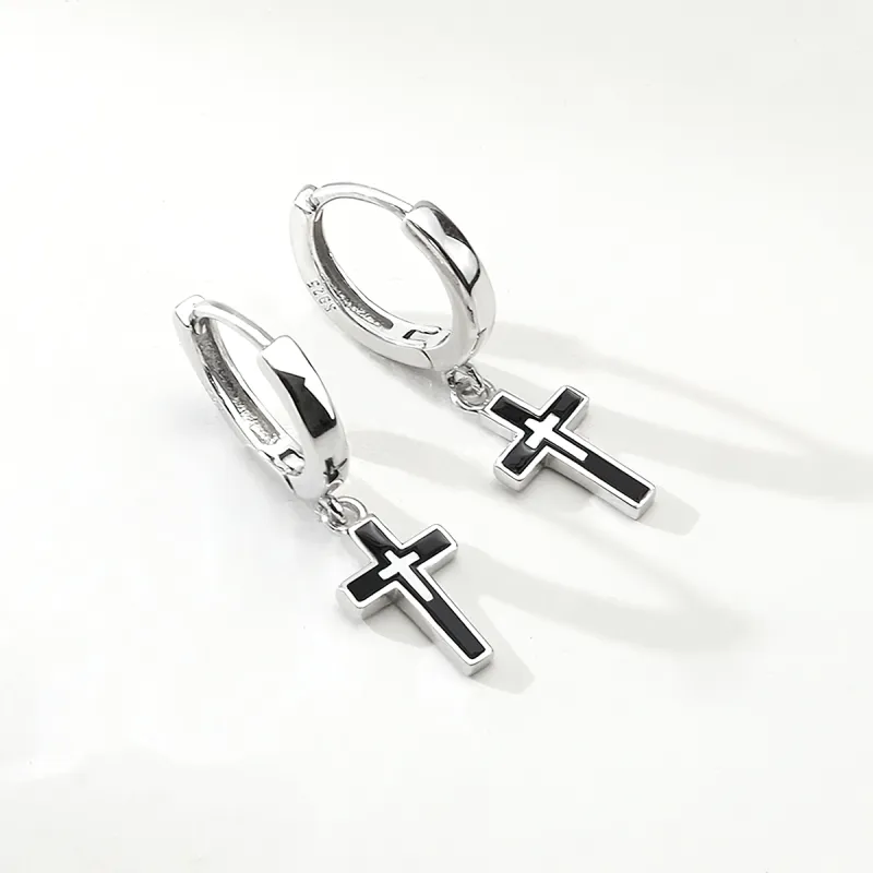 AIDIER 925 Sterling Silver Earrings Unisex-1