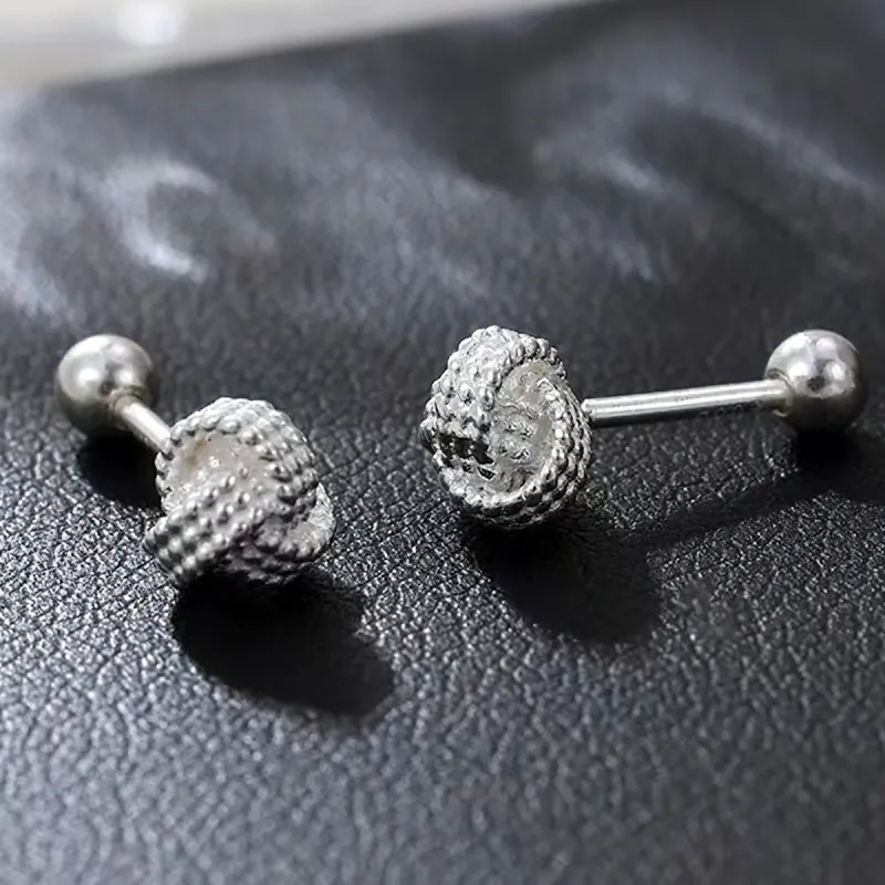 AIDIER 925 Sterling Silver Stud Earrings Women's-5