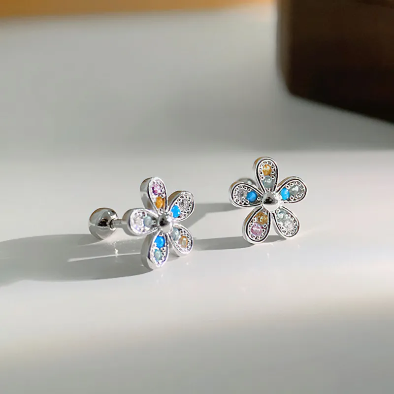 AIDIER 999 Fine Silver Stud Earrings Women's-4