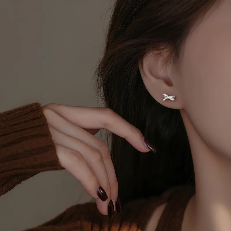 AIDIER 925 Sterling Silver Stud Earrings Women's-6