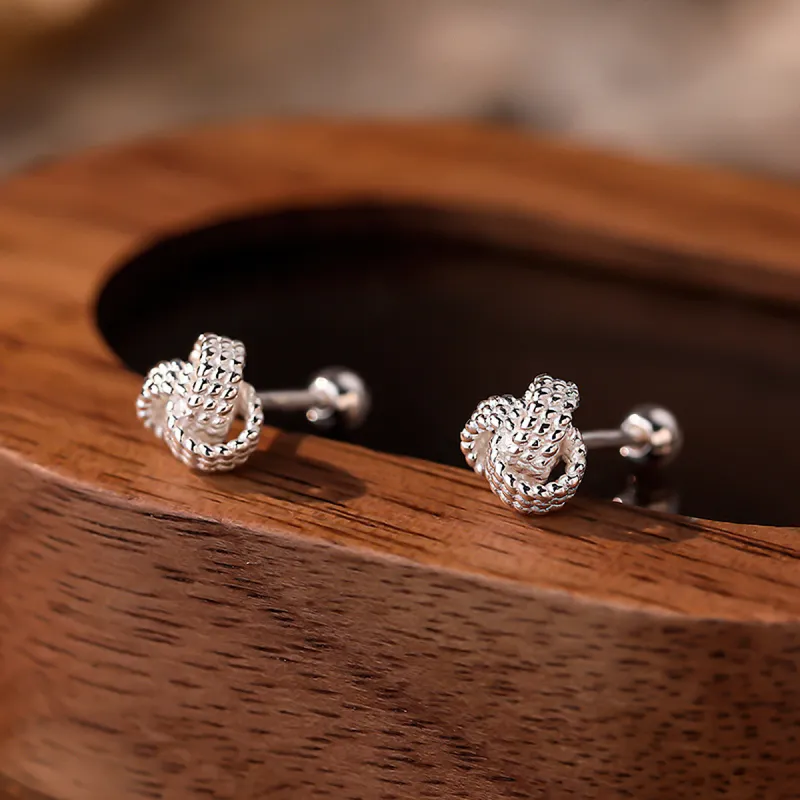 AIDIER 925 Sterling Silver Stud Earrings Women's-3
