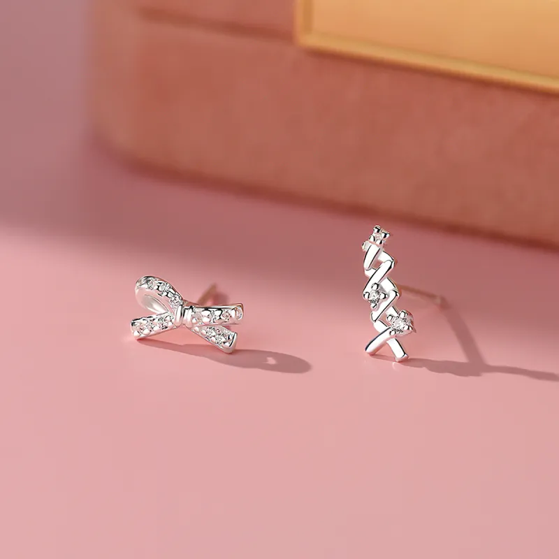 AIDIER 925 Sterling Silver Stud Earrings Women's-1
