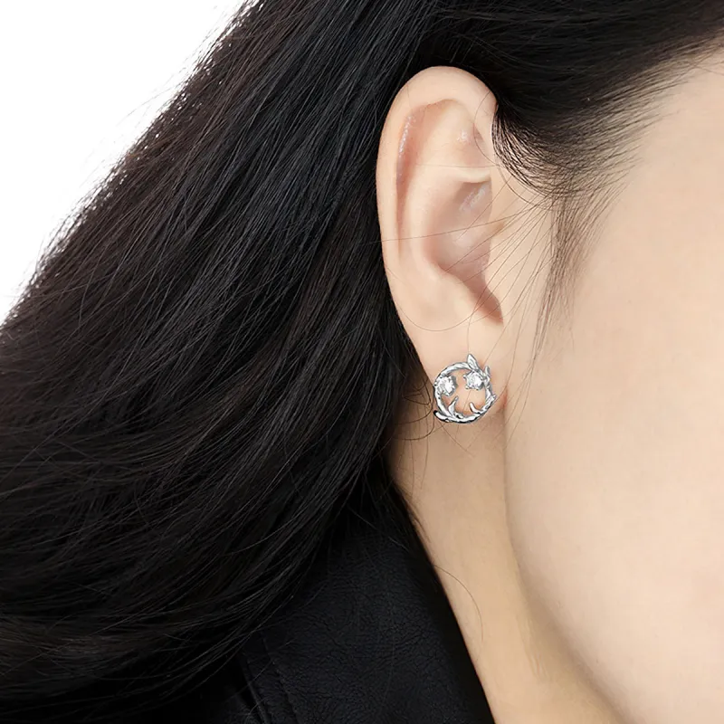 AIDIER 925 Sterling Silver Earrings Women's-3