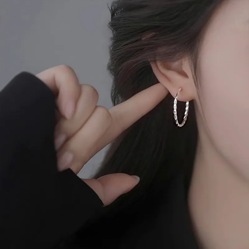 AIDIER 999 Fine Silver Earrings Women's-4