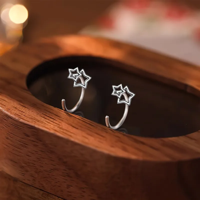 AIDIER 999 Fine Silver Earrings Women's-2